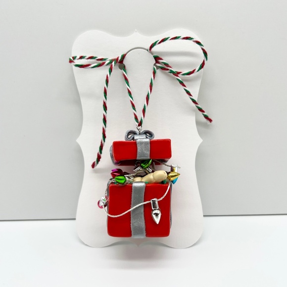 Dick in a Box Christmas Ornament – Funny SNL-Inspired Handmade Clay Ornament - Picture 15 of 16